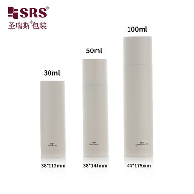 購入 空っぽの冷凍白色 換えるローションボトル 換える空気のないポンプボトル 100ml online manufacture