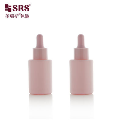 購入 可愛い丸いガラスボトル 香水 精油 ピンクドロッパーボトル 30ml online manufacture
