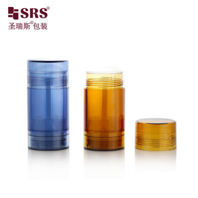 購入 丸い形 パーソナライゼーション インジェクション カラー プラスチック PP デオドラント スティック コンテナ 75g online manufacture