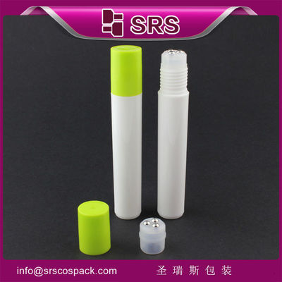 購入 SRS PP容器のサプライヤー オリーブ油用のPPスクリューキャップ付き15mlプラスチックロールオンボトル online manufacture