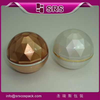 購入 SRS 高級ボール形 ダイヤモンド 表面 空き アクリル 15g 30g 50g 顔クリーム 化粧品 online manufacture