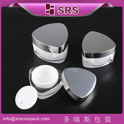 購入 SRS 中国メーカー ホットセール 三角形 可愛いプラスチック化粧品 空のアクリルボトル online manufacture