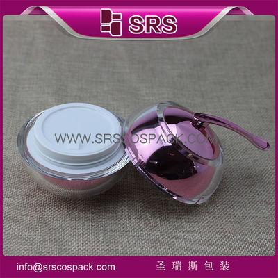 購入 Shengruisi パッケージ 可愛いアクリル容器 J016リンゴ形化粧品瓶 online manufacture