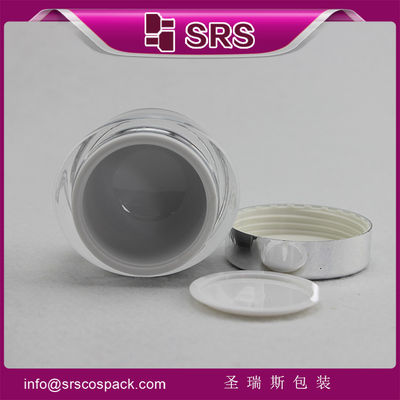 購入 SRS PACKAGING 高品質のJ041 化粧品 アクリル丸いボトル online manufacture