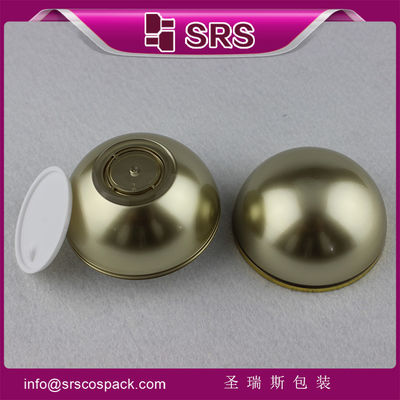 購入 金色の球状のケア容器J015-50g 贅沢な化粧品の瓶 online manufacture