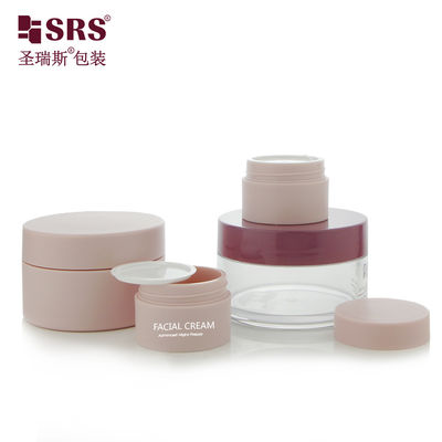 購入 15g 80g マット完成 空きプラスチッククリーム容器 カスタムピンク色のPET化粧品ボトル online manufacture