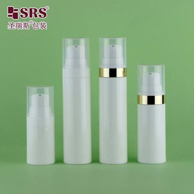 購入 30ml 50ml 高級 エレガント PCR PP 環境に優しい素材 歯磨き粉 ボトル 空気のないポンプ ボトル 15ml online manufacture
