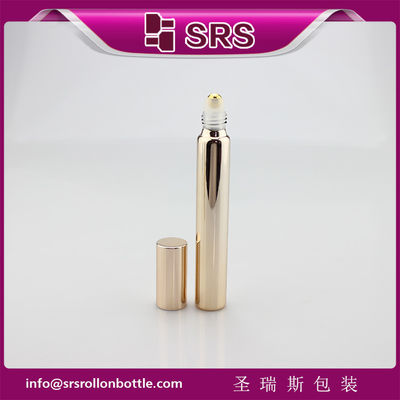 購入 15ml 17mm直径の 金属化されたバラゴールドのガラスボトル 真の金玉とアルミキャップ online manufacture