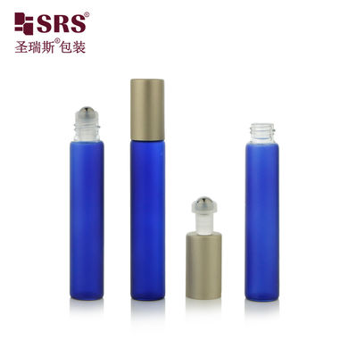 購入 8ml 透明な丸いガラス アプリケーション 円筒 ロールボール ロール 香水 ボトル online manufacture