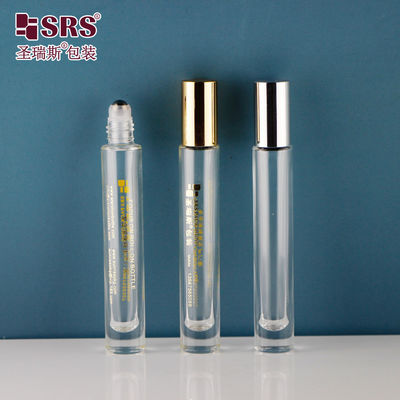 購入 丸い形 透明 厚い底 漏れがない 香水 エッセンシャルオイル ロールボールボトル 10ml online manufacture