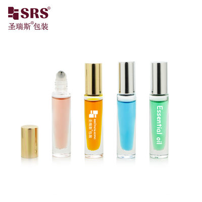 購入 GB1-5ML 透明 高級 流出 防止 ガラス ローラー 鋼ボール ボトル アルミ 蓋 丸 online manufacture