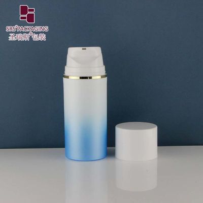 購入 PA601 PP 丸型 人気 空っぽ 輝く プラスチック 空気のないポンプ ボトル 基礎ローションのパッケージング online manufacture