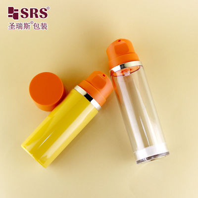 購入 A0215 スナップオン スタイル プラスチック 丸型 顔血清瓶 AS 掃除瓶 空き 皮膚ケアジェル 包装 空気なし online manufacture