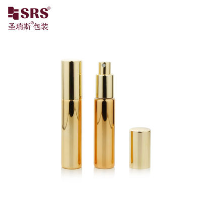 購入 BLPA 10ML 金属化 金 空の丸いガラス 香水スプレーポンプ ボトル カスタマイズ 微薄霧 online manufacture