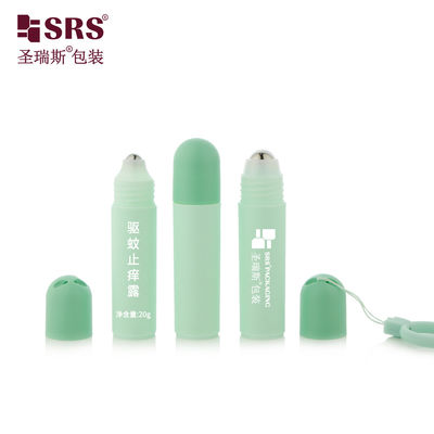 購入 RPPF 20ml インジェクト カラー カスタマイズ マット フロストドームキャップ ラニヤード丸い単壁ボトル ロールオン online manufacture
