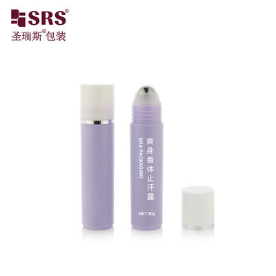 購入 RPP-30ml インジェクション 紫 輝く マット 完成 白 カップ スタンプ 銀 リング 鋼ボール マッサージ ヘア 血清 ローラー ボトル online manufacture