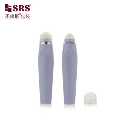 購入 SRS8444-12ML ブロー成形 カスタマイズカラー プラスチック PETG ユニークな形状 ロールオンボトル 目元ジェル セラム マッサージ用 online manufacture
