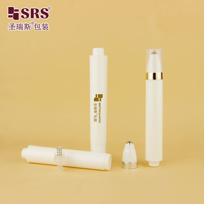 購入 AY 15ML 注射器 白光沢マット仕上げ 丸型ペン形状 エアレスロールオンボトル アイクリーム容器用 online manufacture