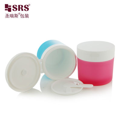 購入 SRS1 120g 150g スプーン マグネット 二重壁 PP PCR リサイクルプラスチック フェイシャルマスク ジェルジャー容器 online manufacture