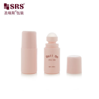 購入 RPPC-60ML Injection Blowing Custom PP PCR Plastic Roller Ball Bottle For Body Gel Applicator online manufacture