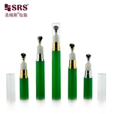 購入 A0031B 5ml 10ml 12ml 15ml メタル亜鉛ヘッドアプリケーター付き空エアレスポンプボトル カスタマイズ アイジェル包装 online manufacture