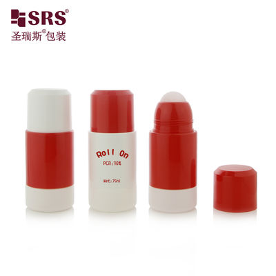 購入 RPPE 50ml 75ml RPPE 交換可能なプラスチック製ローラーボール容器、毎日のデオドラントジェルとボディセラムの使用に最適 online manufacture