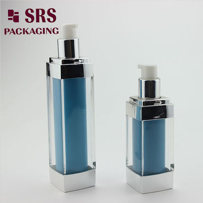 購入 シェングルイシ 梱包 L052-30ml 50ml 80ml 120ml アクリル正方形化粧液ボトル online manufacture