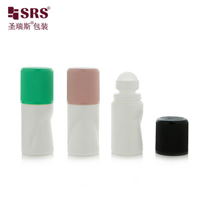 購入 RPPB1-50ML Unique Shape Empty Wholesale Customization Color Matte Riibbed CRC Child Resistant Cap Roll On Bottle For Antiperspirant online manufacture
