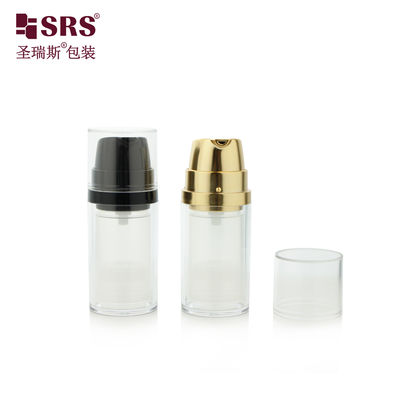 購入 SRSA404 15ml 30ml 50ml Transparent AS Plastic Airless Bottle For Facial Gel Serum Packaging online manufacture