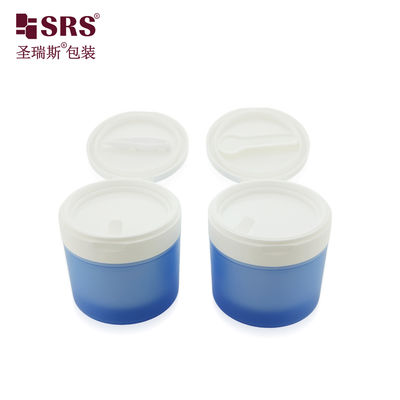 購入 SRS1 120g 150g Luxury Empty Toner Pads Plastic Double Wall PP PCR Jar With Flip Cap Tweezer and Spoon online manufacture