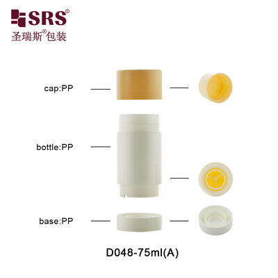 購入 D048 エコ意識の高いツイストアップ化粧品スティック容器 (15-90ml) 消費者回収リサイクルボトムロード、デオドラント用 online manufacture