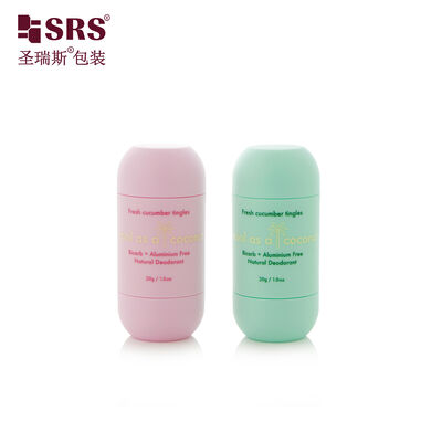 購入 D054 30ml カスタム ピンク グリーン カラー インジェクション PP PCR リサイクル 素材 デオドラント スティック コンテナ 梱包 online manufacture