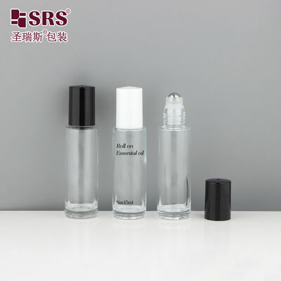 購入 BLPM-15ML SRS 厚壁 贅沢 透明 アンバー カラー ガラス 香水 精油 ボトル 上 ロール online manufacture