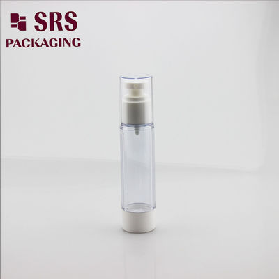 購入 A027 透明なプラスチックボトル 化粧品エッセンス 血清ポンプ 空気のないボトル online manufacture