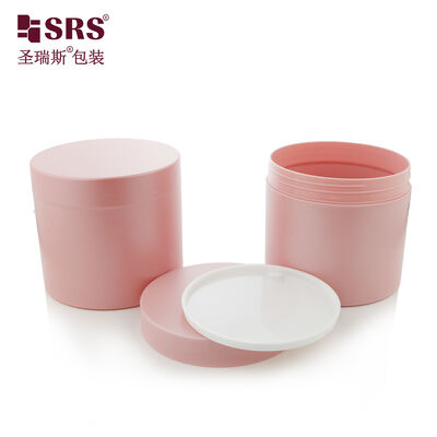 買う SRSQ 400g 空インジェクション ピンク塗装パールプラスチックジャー ボディスクラブ用 online manufacture