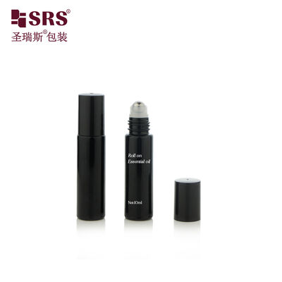買う BLPM 10ML 空の黒いガラスはエッセンシャル オイルの漏れのためのびんにロールします online manufacture