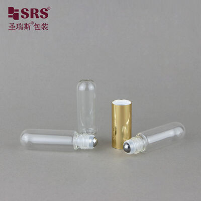 買う 5ml+5ml 丸頭 2in1 デュアルチューブ ガラスロールオンボトル ダブルエンドローラーボトル キューティクルオイル エッセンシャルオイル用 online manufacture