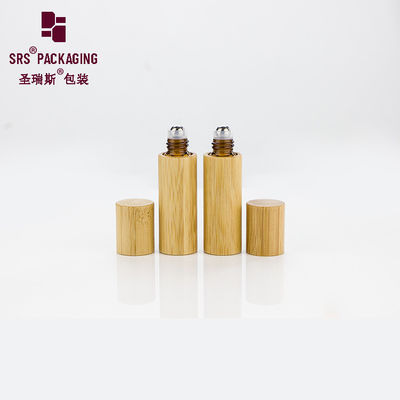 購入 5mlミニ有機天然精油 空のガラスボトル バンブーキャップ online manufacture