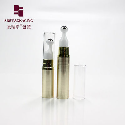 購入 ミニ丸い空きプラスチックロールボール 5ml 空気のないポンプボトル online manufacture