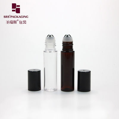 購入 10ml 透明なアンバー色 空きプラスチック PET 皮膚ケア リップ光りロール online manufacture