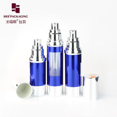 購入 15ml 30ml 50ml スタンプリング 青いプラスチック 顔精液 新型空気のないボトル online manufacture
