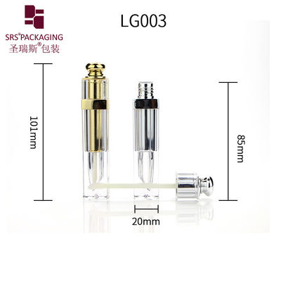 購入 7ml 立方型金属化空っぽ 高級化粧品 グリッター リップグランドチューブ online manufacture