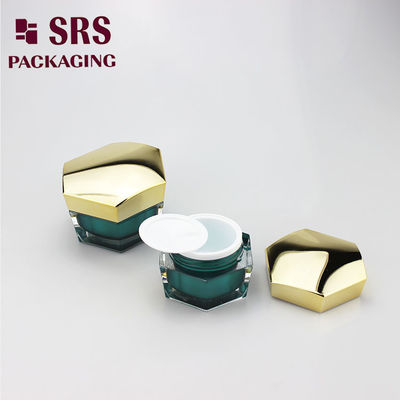 購入 30g 50g 空っぽ 独特の形 贅沢品 高品質の化粧品 六角形アクリル瓶 online manufacture