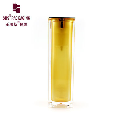 購入 1オンス アクリル 方形塗料 色 皮膚ケアローション 空気のないポンプボトル online manufacture