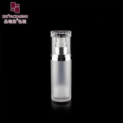 購入 15ml 30ml 50ml 丸い形 カスタムカラー アクリルローション 空気のないボトル online manufacture