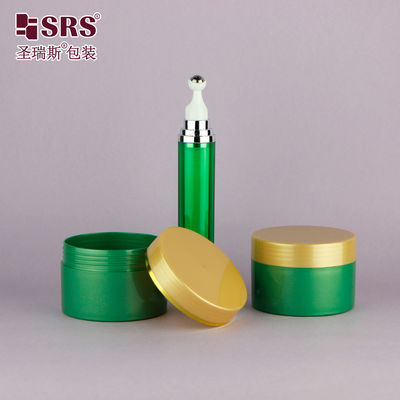 購入 贅沢なPPプラスチック化粧品包装セット クリーム用のローラーボトルとボトル容器 online manufacture