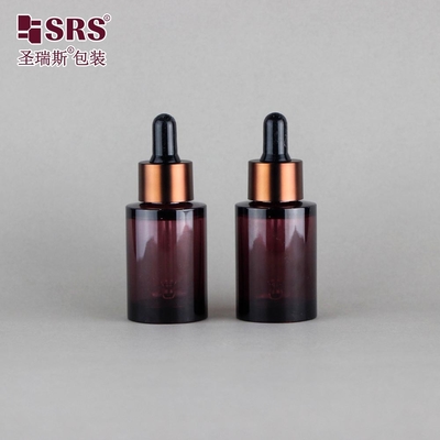 プラスチックドロッパー エッセンス 血清 化粧品 スキンケア 高級 PET 30ml ボトル