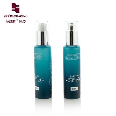 30ML 50ML 空のPEプラスチック化粧品 基礎液体ポンプ圧縮チューブ