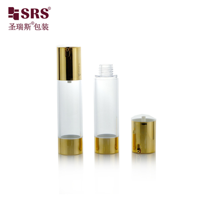 AS プラスチック 空き 皮膚ケア 顔クリーム ローション 血清 ジェル 50ml ボトル 空気なし