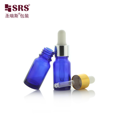 小型 旅行 ポケット 顔 血清 エッセンシャル オイル ガラス ドロッパー ボトル 10ml